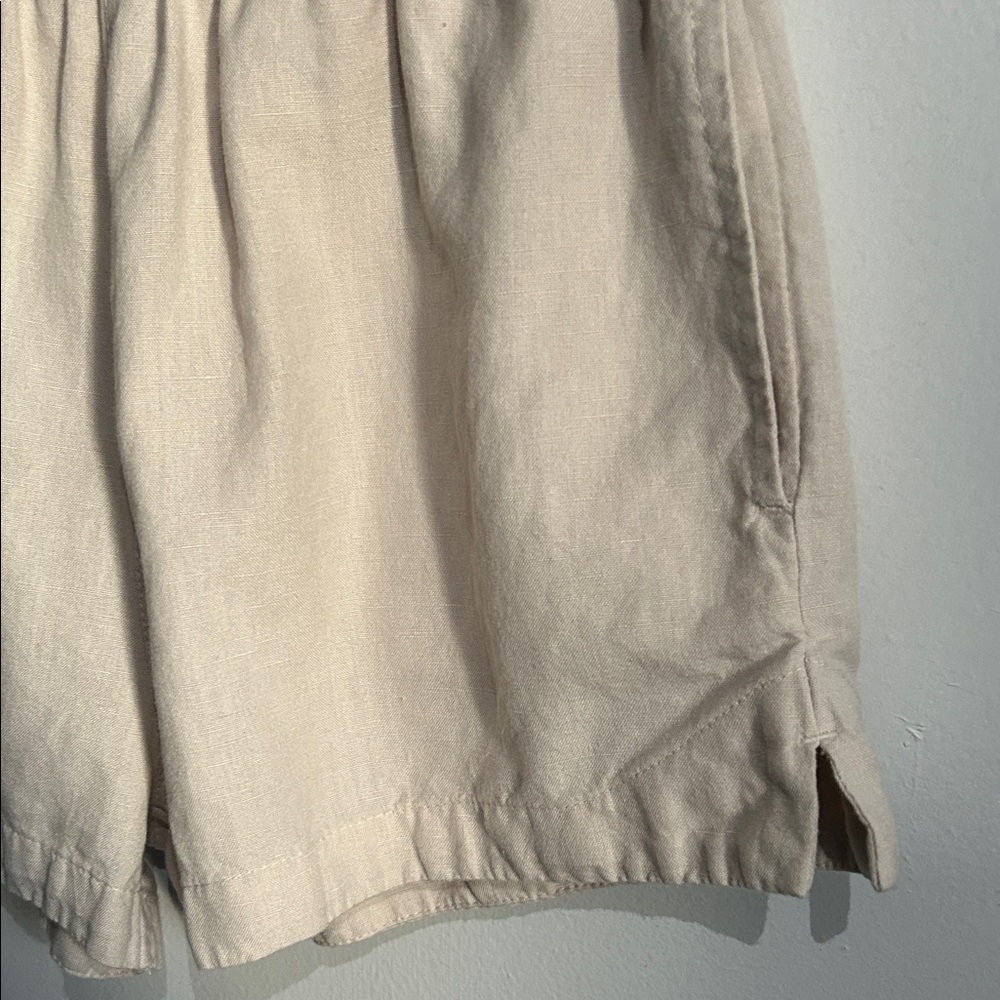 RVCA Women's Linen Cotton Blend Every Day Wear Summer Beach Vacation Shorts - Picture 2 of 10